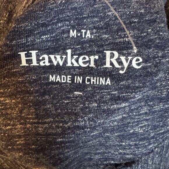 Hawker Rye Polo Shirt Navy Short Sleeve Cotton NWT Medium Tall - Picture 7 of 8